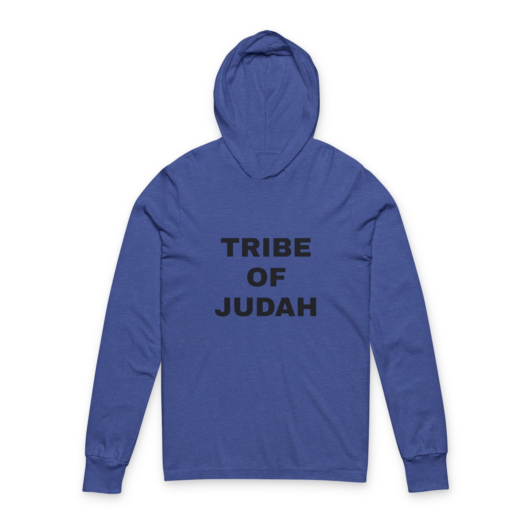 Tribe of Judah Lion Hoodie Tee — Christian Faith Long-Sleeve Hooded Shirt