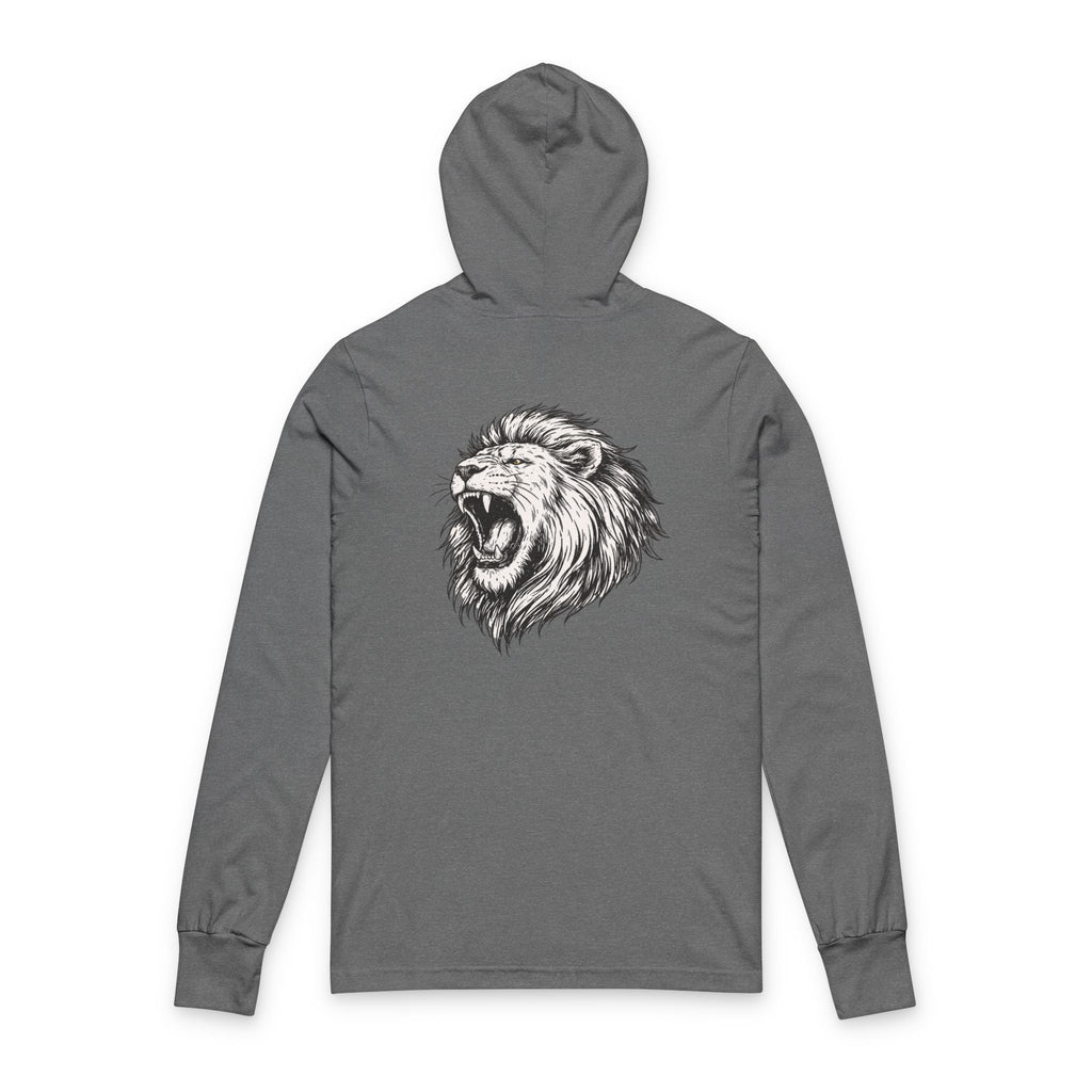 Tribe of Judah Lion Hoodie Tee — Christian Faith Long-Sleeve Hooded Shirt