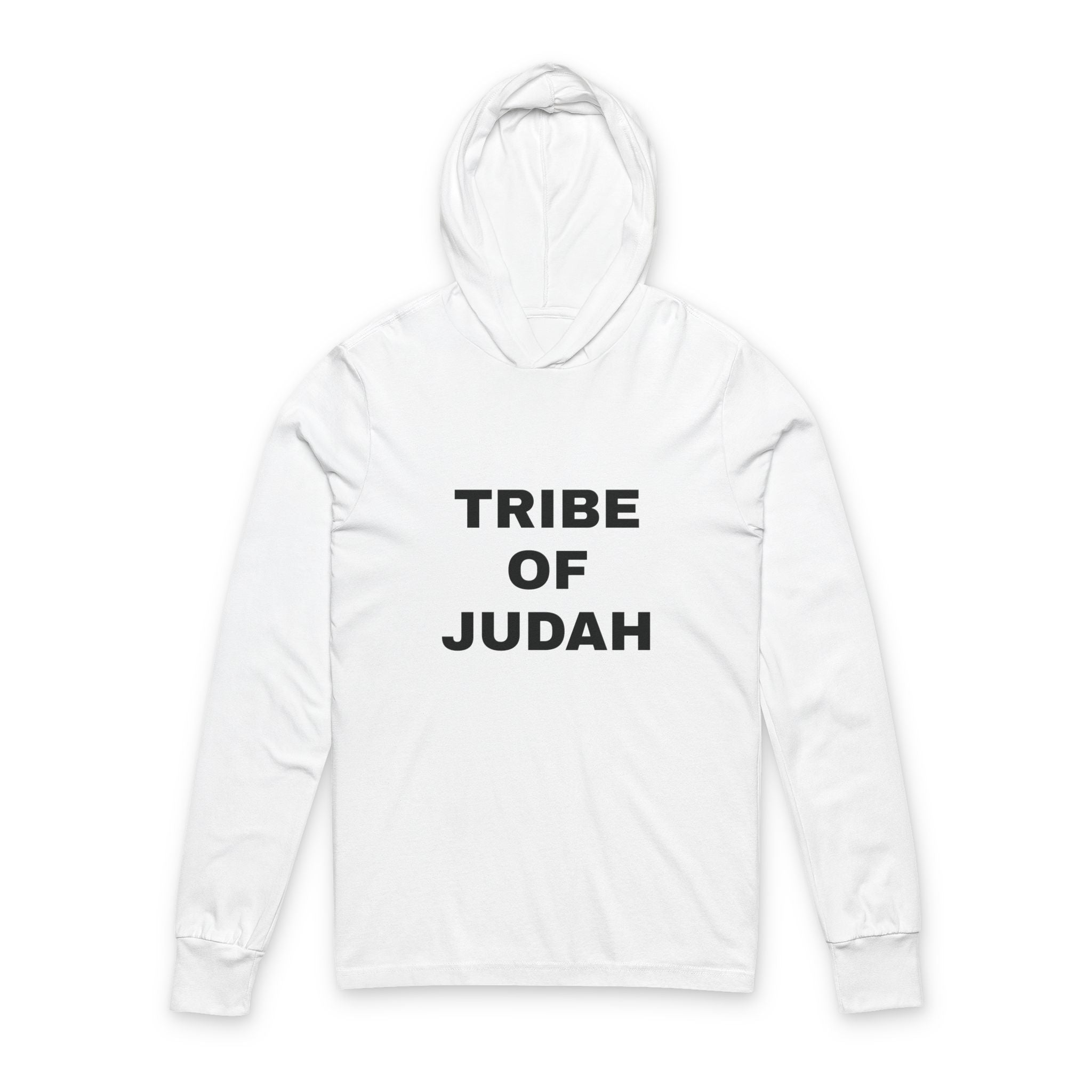 Tribe of Judah Lion Hoodie Tee — Christian Faith Long-Sleeve Hooded Shirt