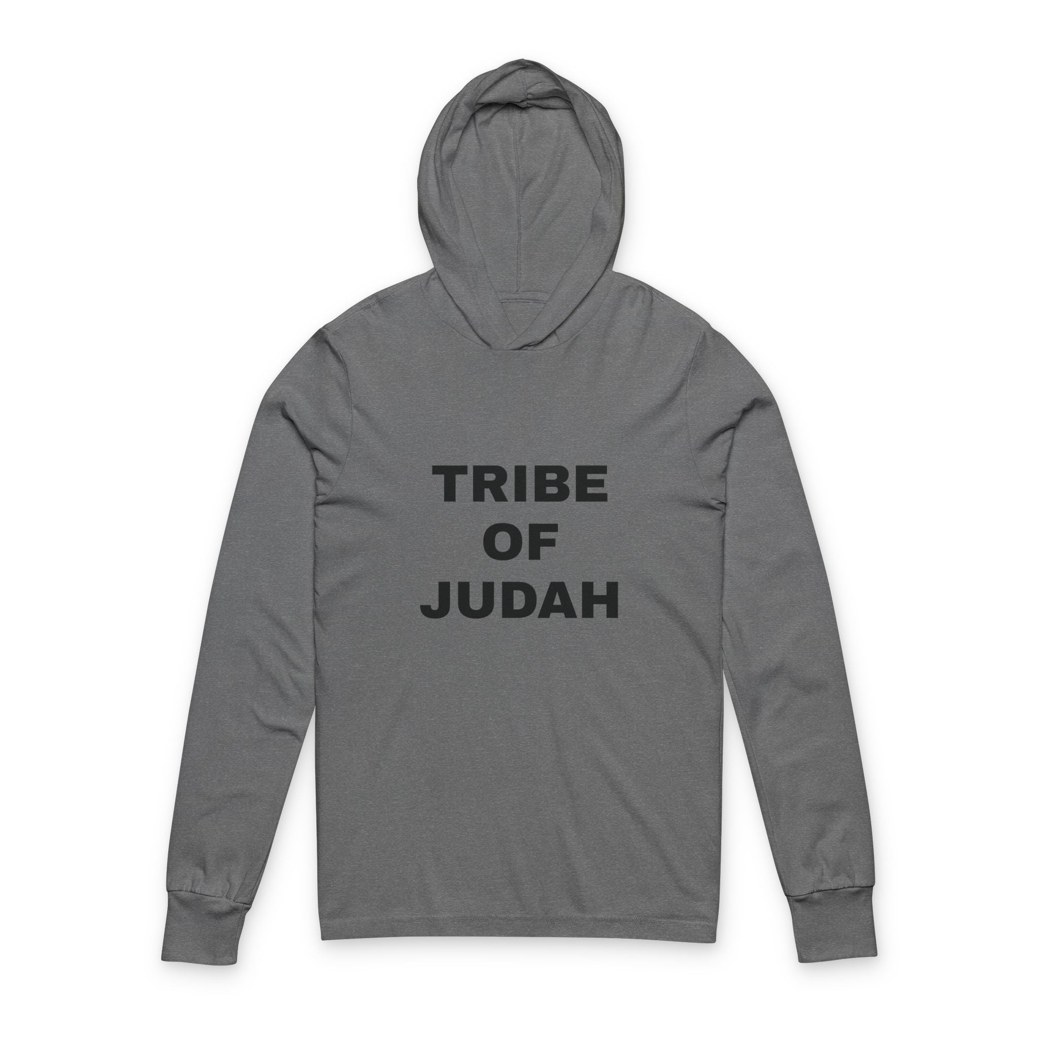 Tribe of Judah Lion Hoodie Tee — Christian Faith Long-Sleeve Hooded Shirt